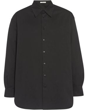 The Row Lukre Oversized Shirt - Black