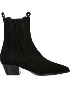 Aeyde Suede Agata Ankle Boots 40 - Black