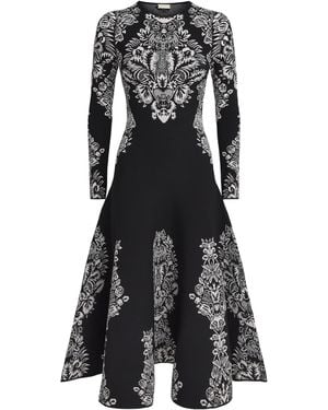 Ulla Johnson Jacquard Callista Midi Dress - Black
