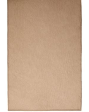Max Mara Silk-Blend Square Stole Scarf - Natural