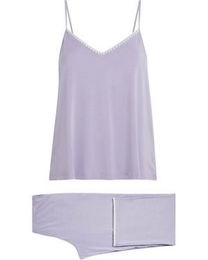Eberjey Frida Pyjama Set - Purple