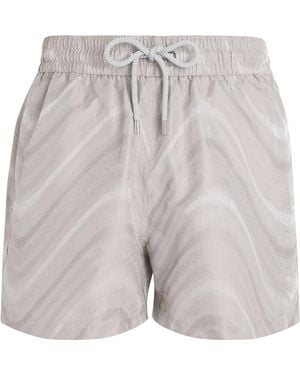 Frescobol Carioca Jacquard Rio Swim Shorts - Grey