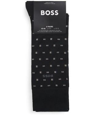 BOSS Logo Socks - Black