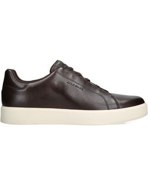 Cole Haan Leather Grandprø Luxe Trainers - Brown