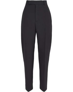 Jil Sander Virgin Wool Tailored Pants - Blue