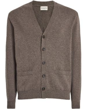 Johnstons of Elgin Cashmere Redpath Cardigan - Brown