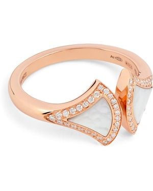 BVLGARI Diamond And Mother-Of-Pearl Divas' Dream Ring - Pink