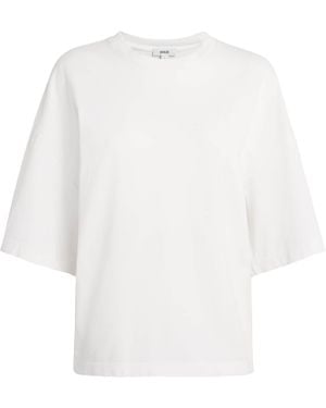 Agolde Cotton Ellery Corset T-Shirt - White