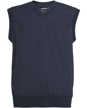 J.Lindeberg Hybrid Windbreaker Gilet - Blue
