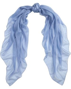 Ralph Lauren Cashmere-Silk Scarf - Blue