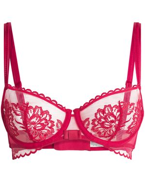 Simone Perele Romance Half-Cup Bra - Pink