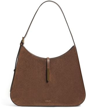 DeMellier London Large Suede Tokyo Shoulder Bag - Brown