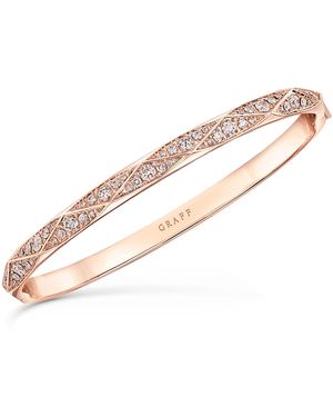 Graff Rose And Diamond Laurence Signature Bangle - Natural