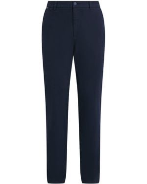 BOSS Stretch-Cotton Kane Pants - Blue