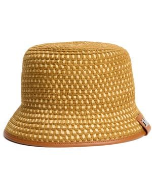 【送料&関税込】Max Mara Loretta Cotton Bucket Hat With Allo Max Mara Cotton Loretta Bucket Hat in Natural | Lyst