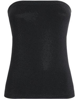 Wolford Embellished Liquid Fatal Tube Top - Black