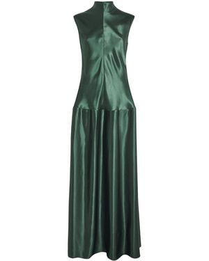 FFORME Satin Nyx Maxi Dress - Green