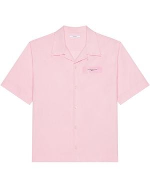 Givenchy Cotton Poplin Logo Shirt - Pink