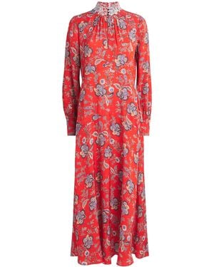 ME+EM Paisley Print Maxi Dress - Red
