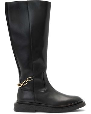 AllSaints Embellished Escher Knee-High Boots - Black