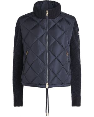 Moncler Quilted Hybrid Jacket - Blue