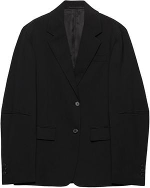 Prada Single-Breasted Jacket - Black