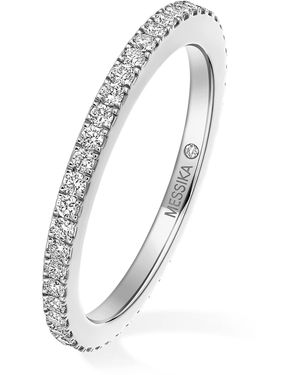 Messika Joy And Diamond Wedding Ring - White
