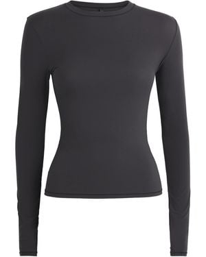 Skims Fits Everybody Long-Sleeve T-Shirt - Blue
