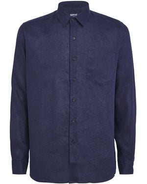 Vilebrequin Linen Caroubis Shirt - Blue
