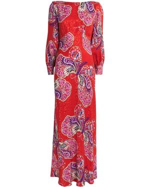 RIXO London Floral Marni Maxi Dress - Red