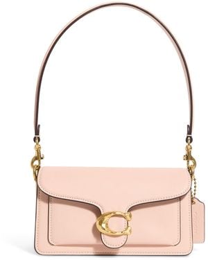 COACH Pebbled Leather Tabby 20 Shoulder Bag - Pink