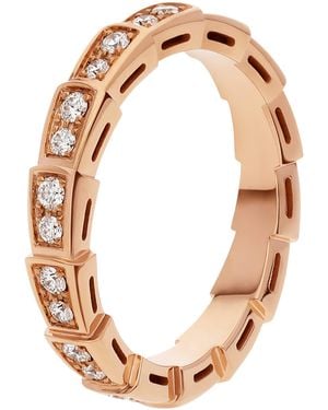 BVLGARI And Diamond Serpenti Viper Ring - White