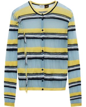 Loewe X Paula' Ibiza Stripe Cardigan - Blue