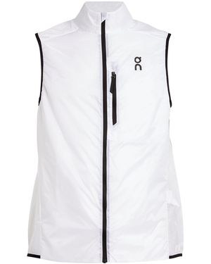 On Shoes Weather Gilet - White