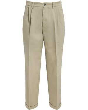 Barena Cotton Gabardine Trousers - Natural