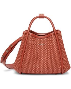 Max Mara Extra-Small Marine Top-Handle Bag - Red