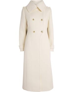 Mackage Wool Elodie-R Trench Coat - Natural