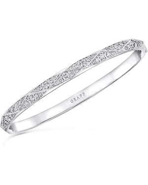 Graff And Diamond Laurence Signature Bangle - White
