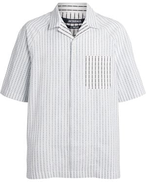 Jacquemus Cotton Typewriter Romarin Shirt - White