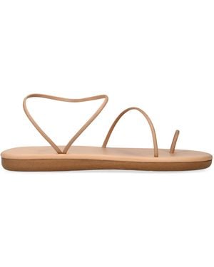 Ancient Greek Sandals Leather Kansiz Sandals - Natural