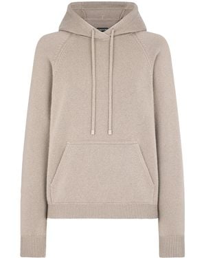 Tom Ford Cashmere-Blend Hoodie - Natural