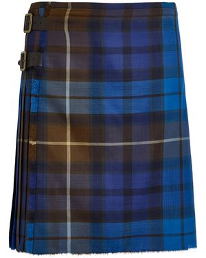 Vivienne Westwood Wool Check Kilt - Blue