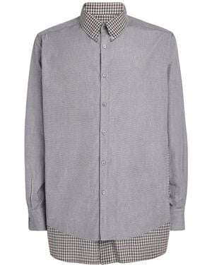 Maison Margiela Double Check Shirt - Grey