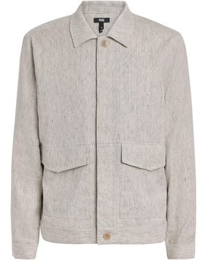 PAIGE Cotton-Linen Jerico Jacket - Grey