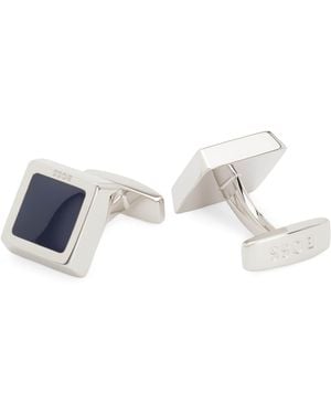 BOSS Square Cufflinks - White