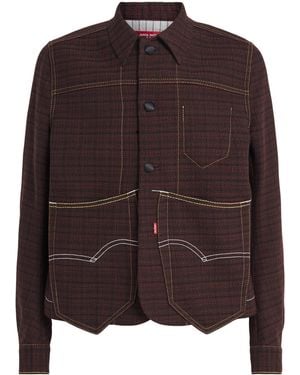 Junya Watanabe X Levi's Wool-Blend Bomber Jacket - Brown
