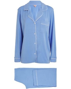 Eberjey Stretch-Modal Gisele Pyjama Set - Blue