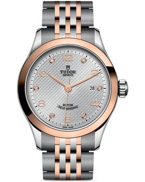 Tudor 1926 Stainless Steel, Rose And Diamond Watch - Grey