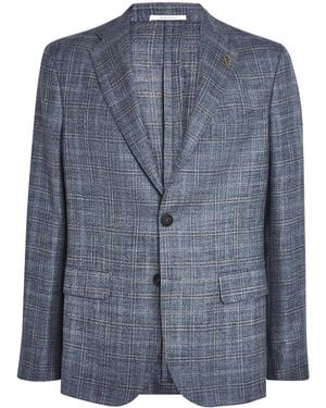 Pal Zileri Wool-Blend Blazer - Blue