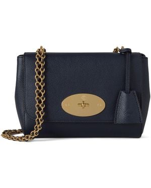 Mulberry Leather Lily Shoulder Bag - Blue